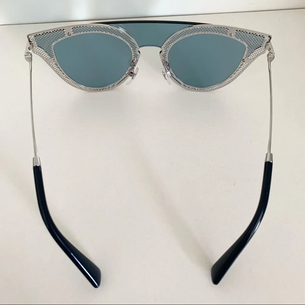 Valentino clear blue sunglasses